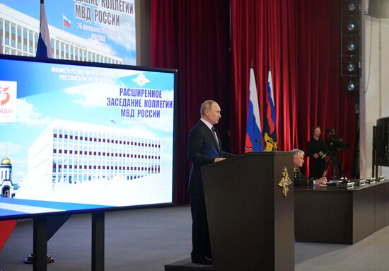 Russia Putin Interior Ministry Meeting