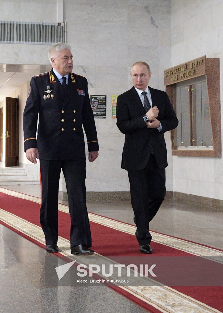 Russia Putin Interior Ministry Meeting