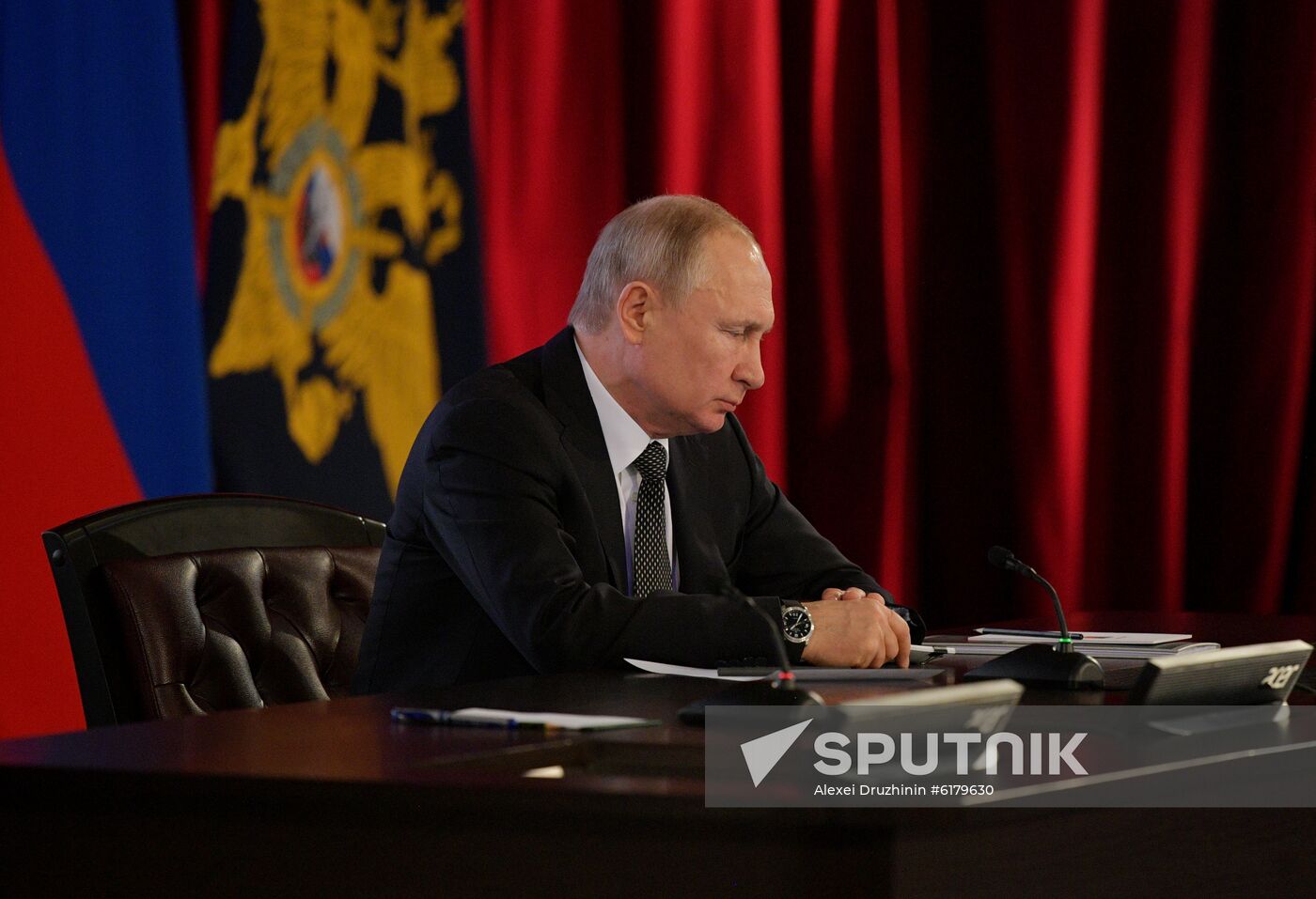 Russia Putin Interior Ministry Meeting