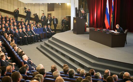 Russia Putin Interior Ministry Meeting