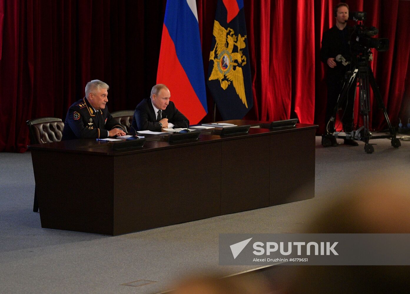 Russia Putin Interior Ministry Meeting