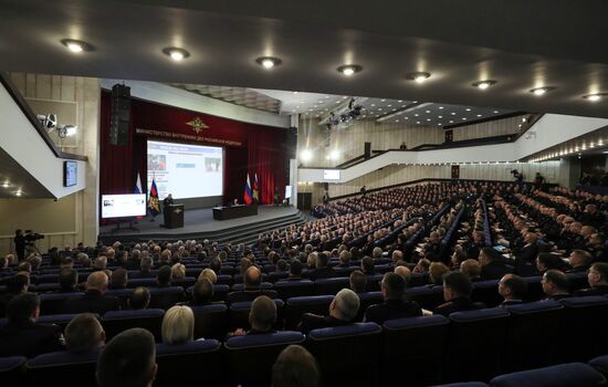 Russia Putin Interior Ministry Meeting