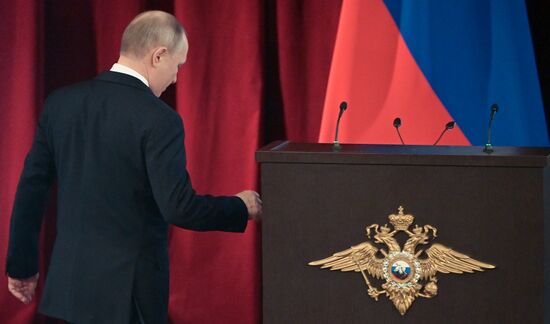 Russia Putin Interior Ministry Meeting