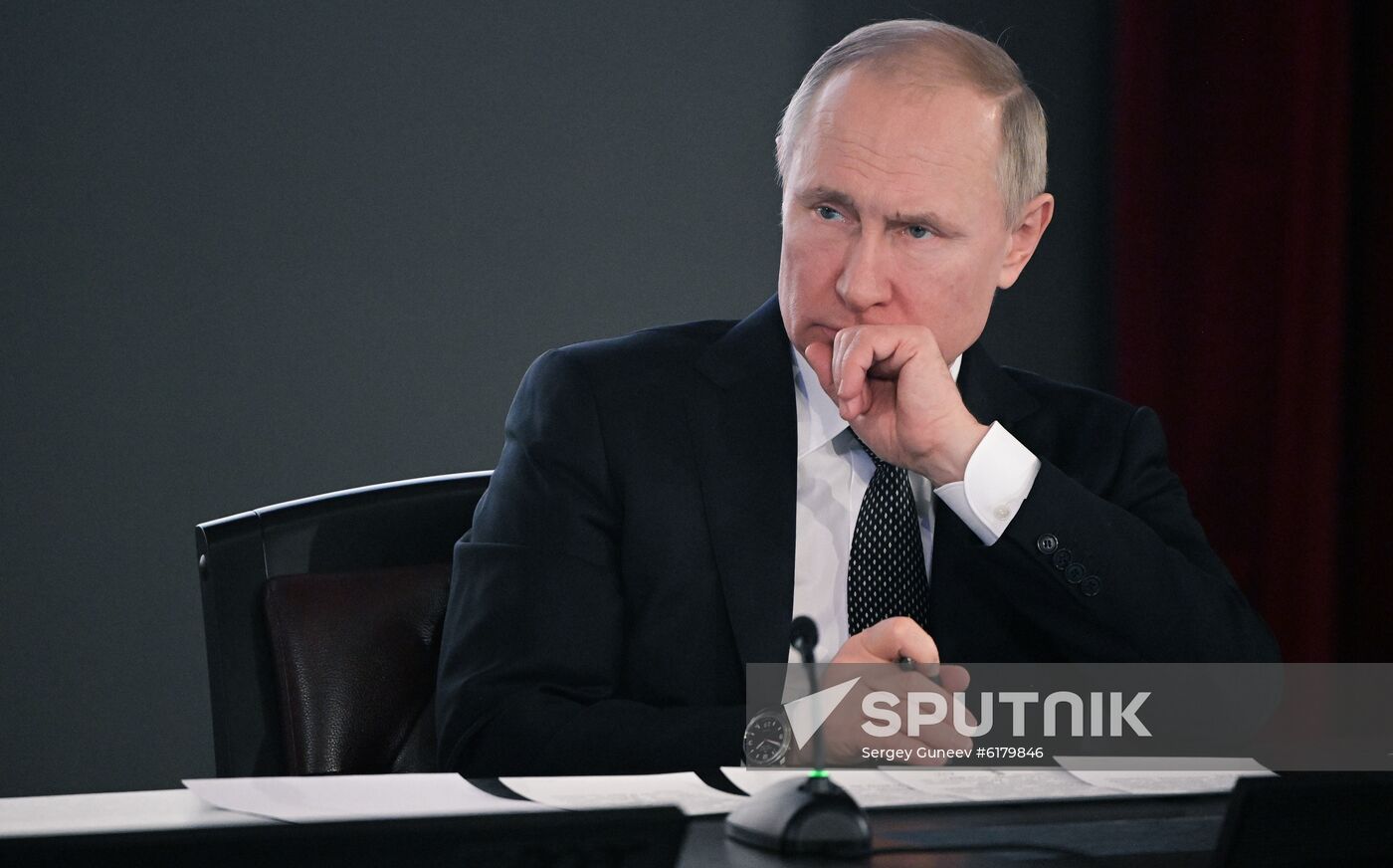 Russia Putin Interior Ministry Meeting