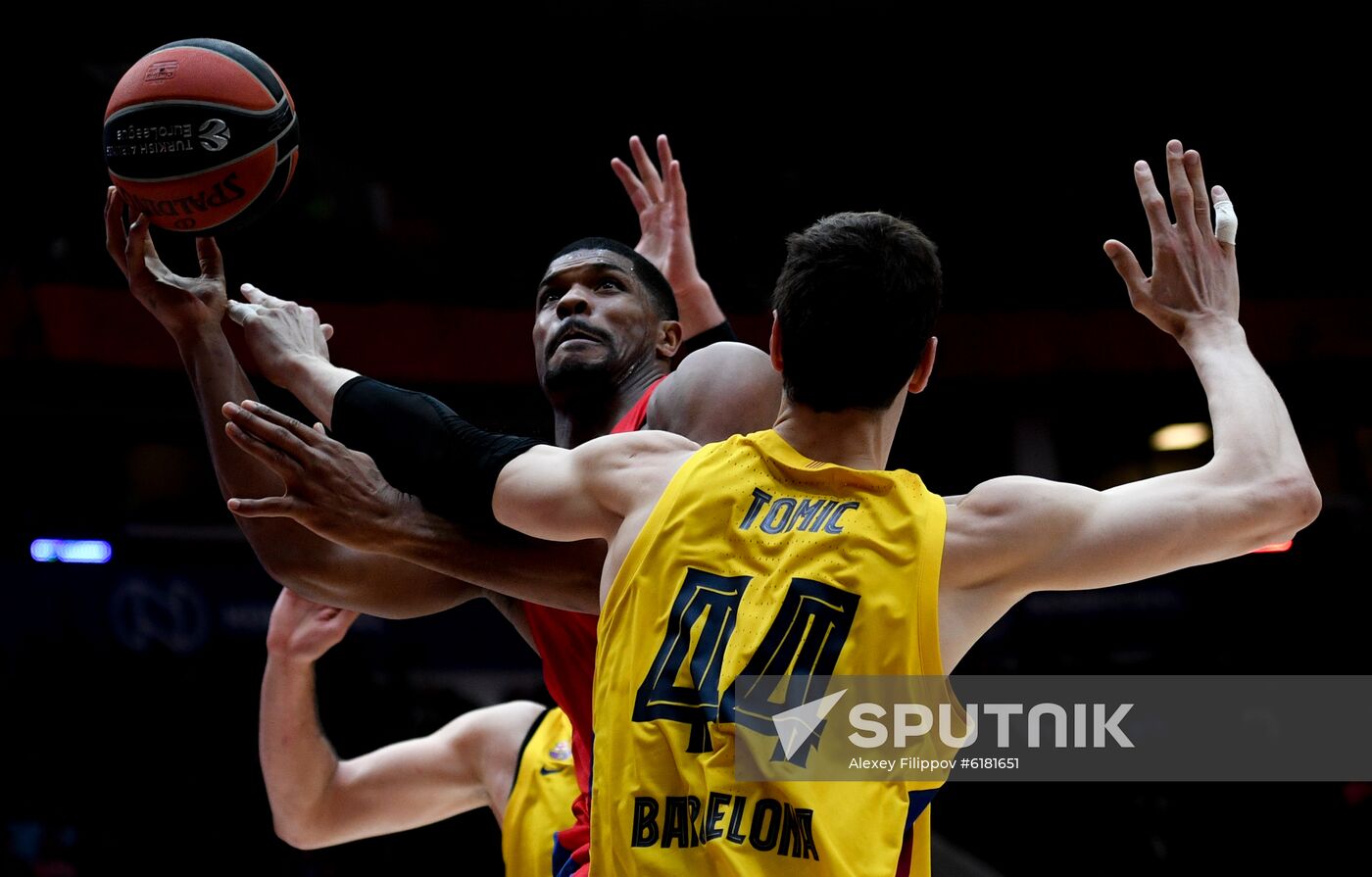 Russia Basketball Euroleague CSKA - Barcelona