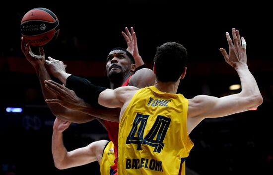 Russia Basketball Euroleague CSKA - Barcelona