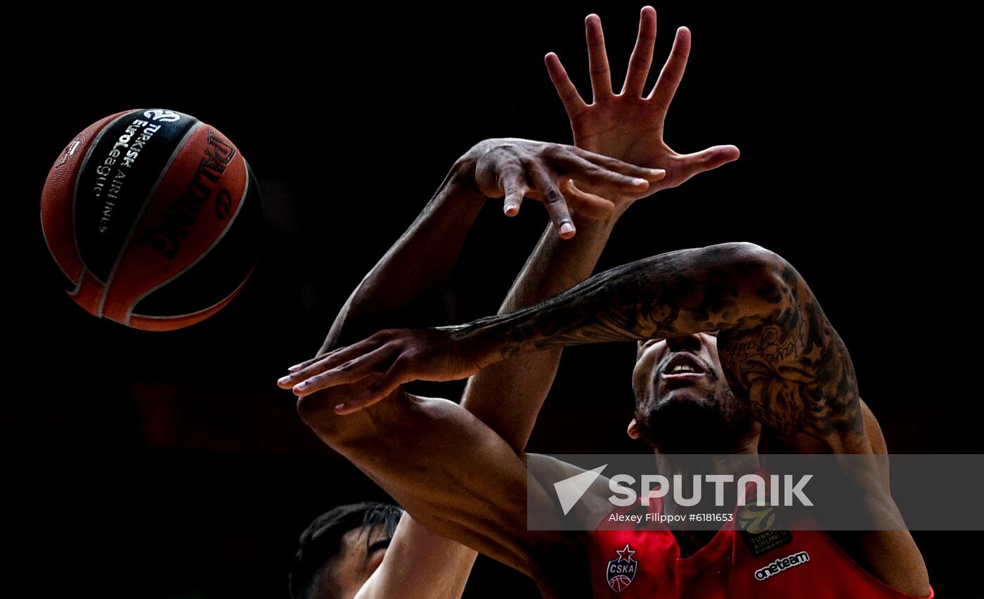 Russia Basketball Euroleague CSKA - Barcelona