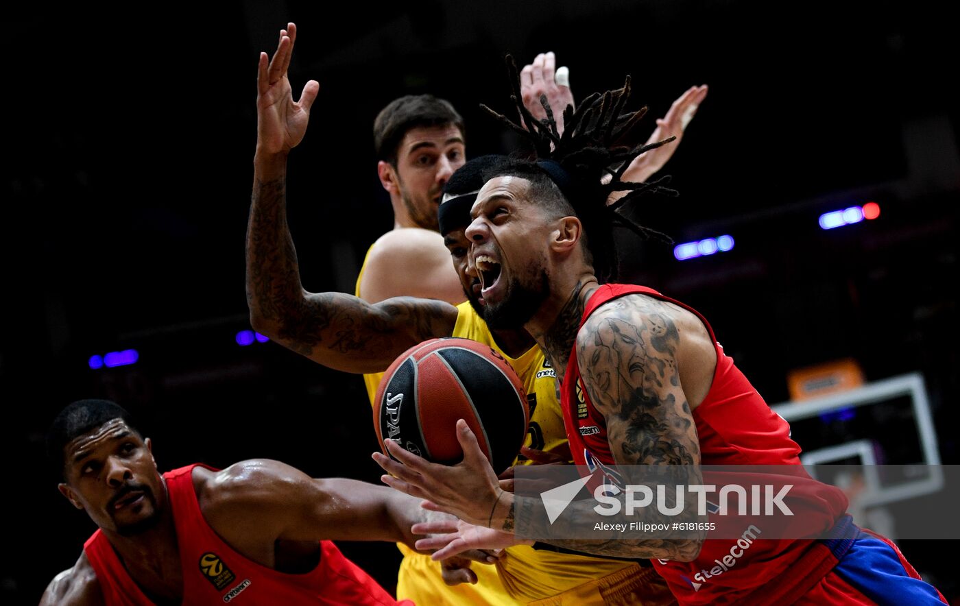 Russia Basketball Euroleague CSKA - Barcelona