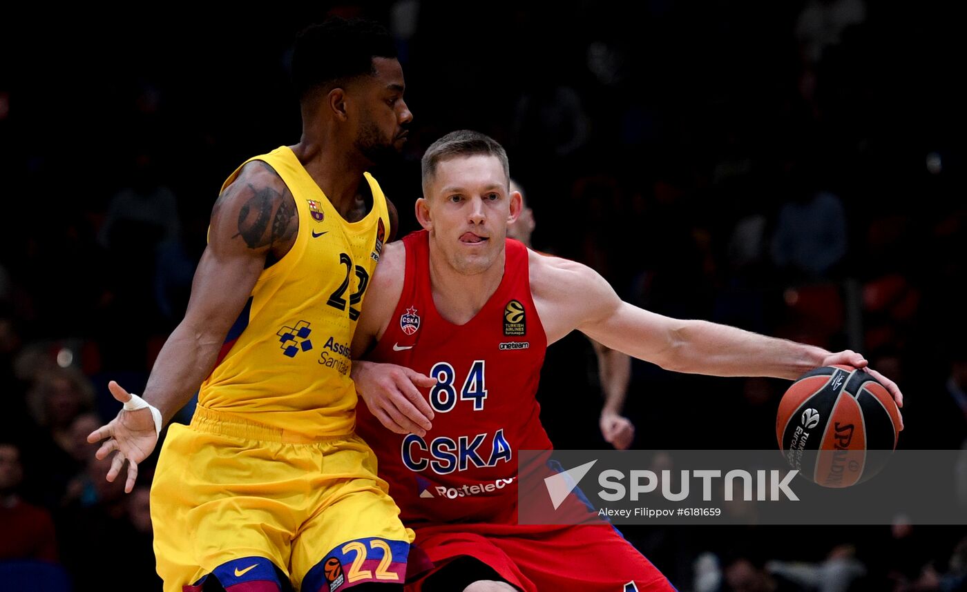 Russia Basketball Euroleague CSKA - Barcelona