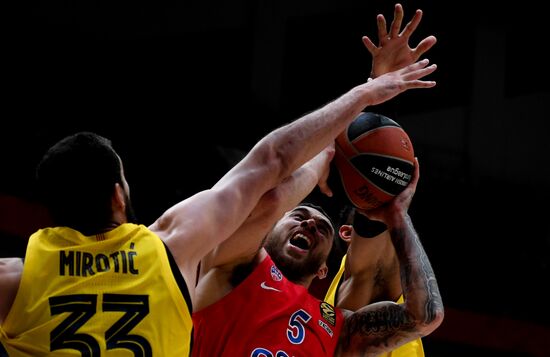 Russia Basketball Euroleague CSKA - Barcelona