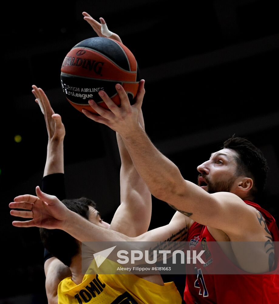 Russia Basketball Euroleague CSKA - Barcelona