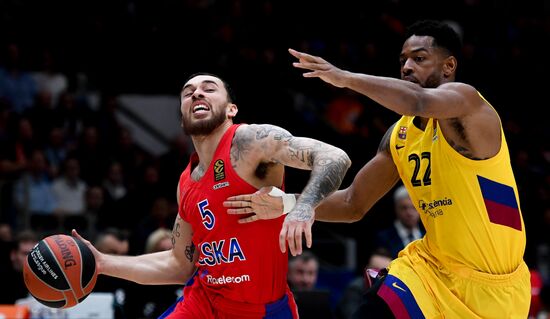 Russia Basketball Euroleague CSKA - Barcelona