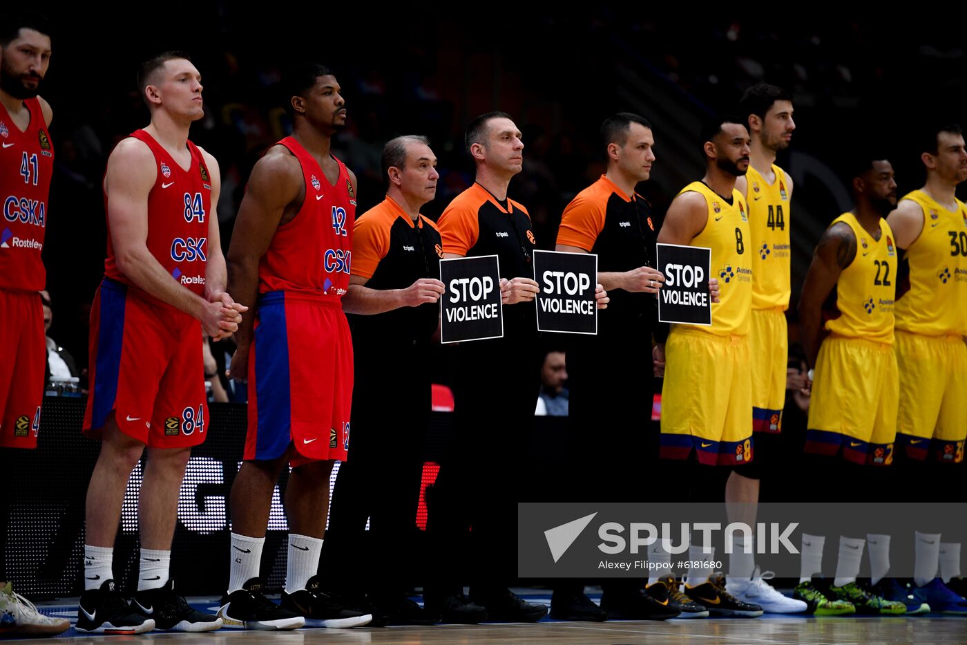 Russia Basketball Euroleague CSKA - Barcelona