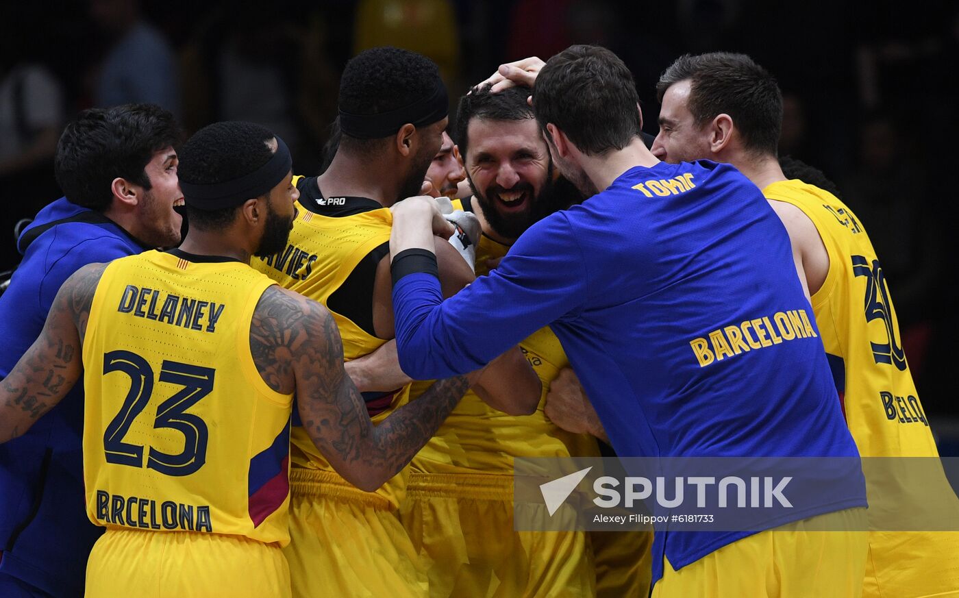 Russia Basketball Euroleague CSKA - Barcelona