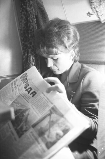 Soviet pilot-cosmonaut Valentina Tereshkova