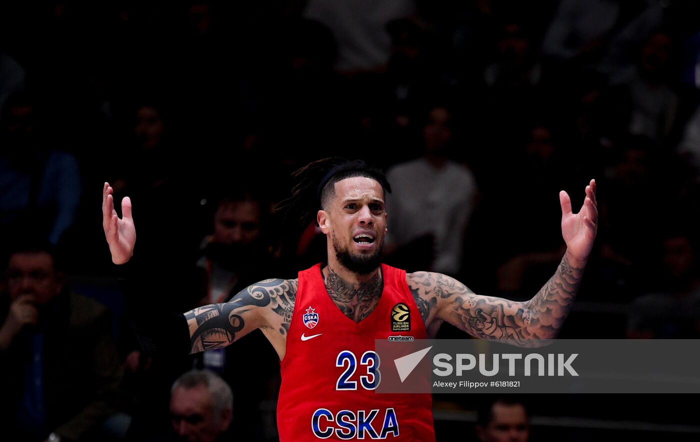 Russia Basketball Euroleague CSKA - Barcelona