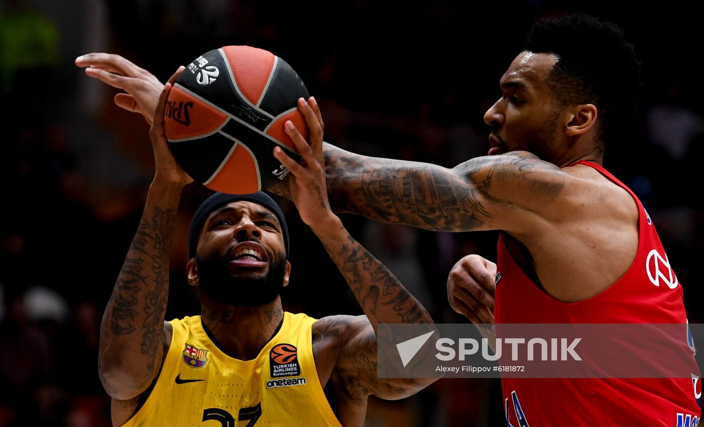 Russia Basketball Euroleague CSKA - Barcelona