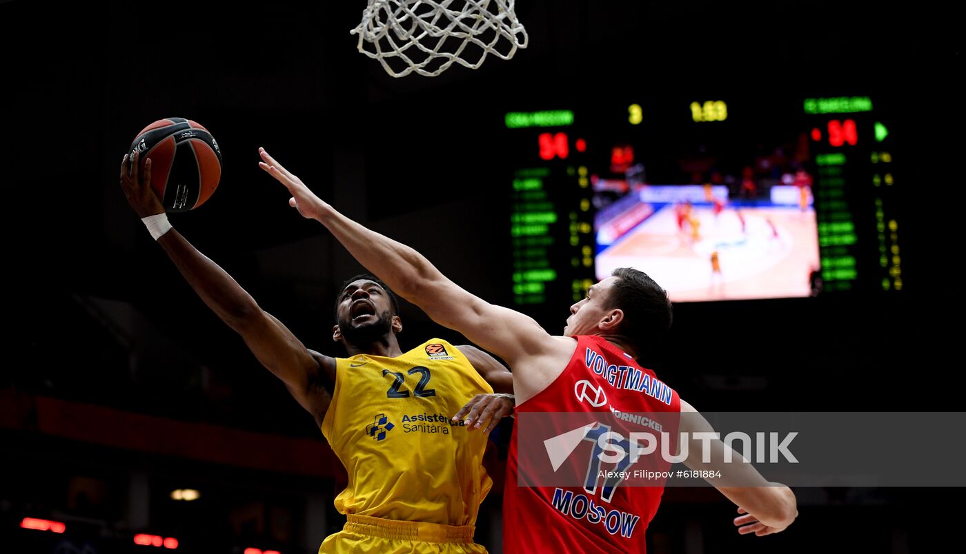 Russia Basketball Euroleague CSKA - Barcelona