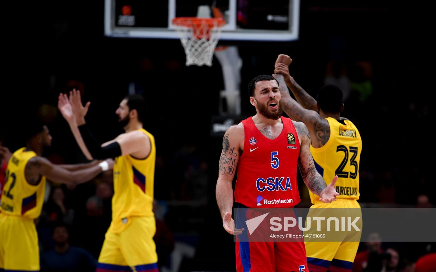Russia Basketball Euroleague CSKA - Barcelona