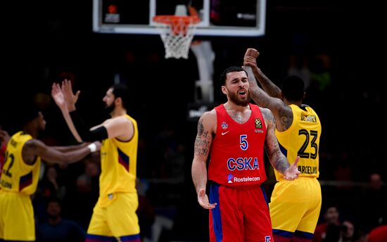 Russia Basketball Euroleague CSKA - Barcelona