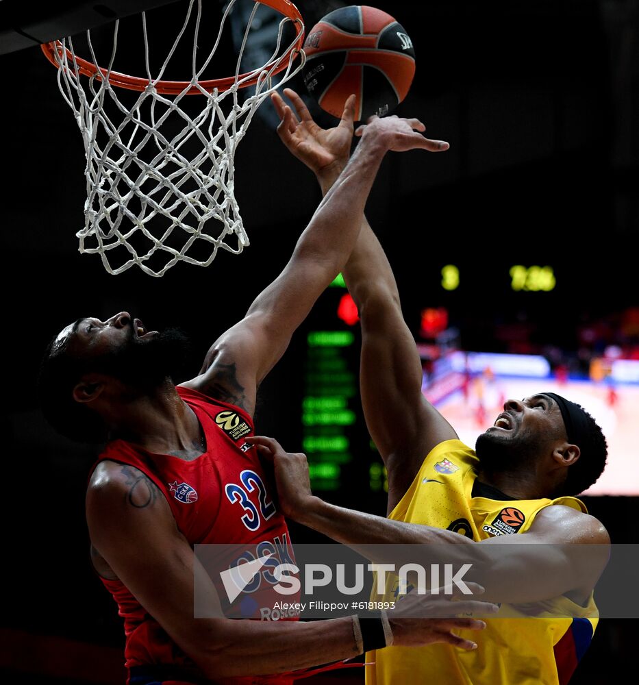 Russia Basketball Euroleague CSKA - Barcelona