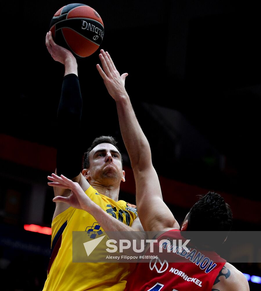 Russia Basketball Euroleague CSKA - Barcelona