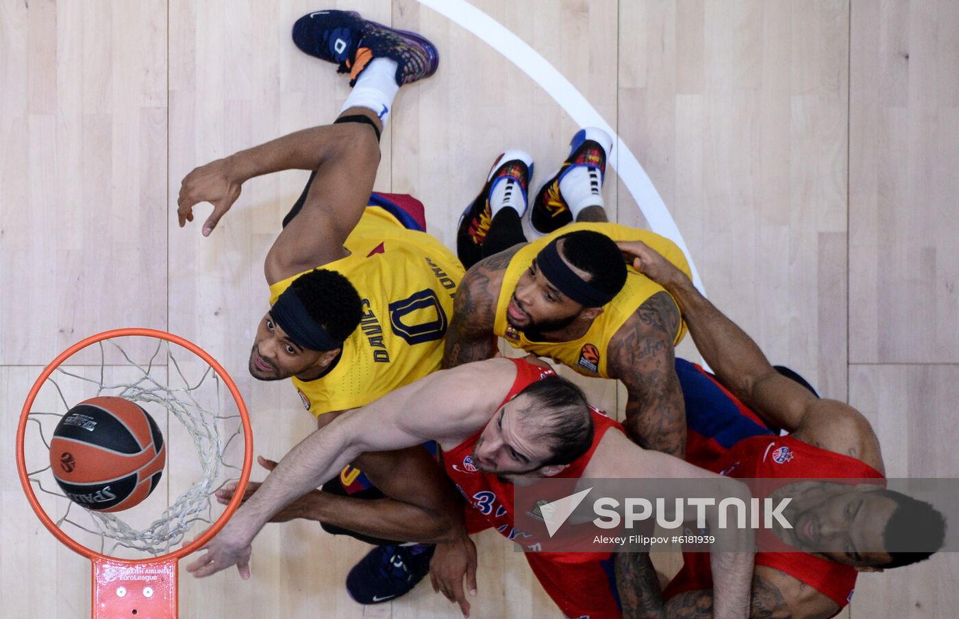 Russia Basketball Euroleague CSKA - Barcelona