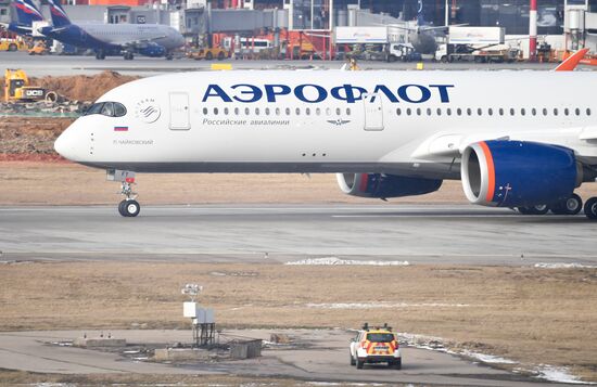 Aeroflot New Airbus Plane