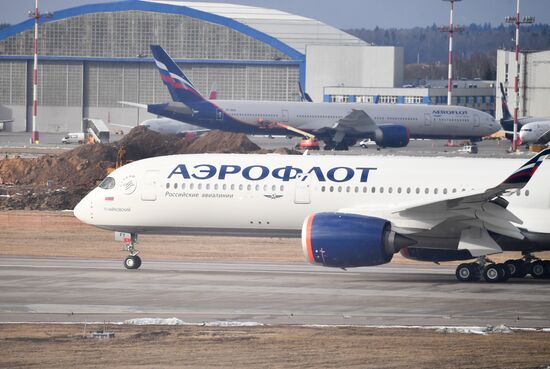 Aeroflot New Airbus Plane