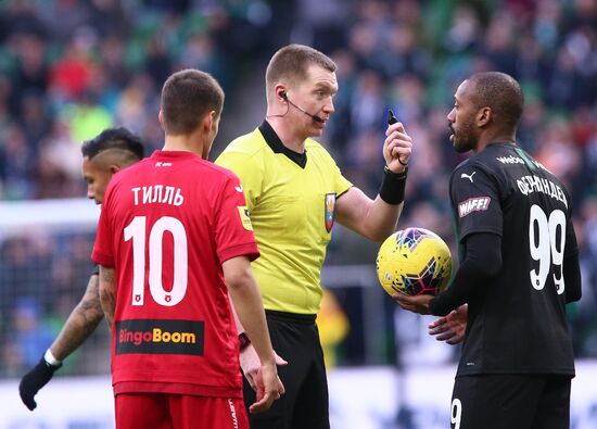 Russia Soccer Premier-League Krasnodar - Ufa