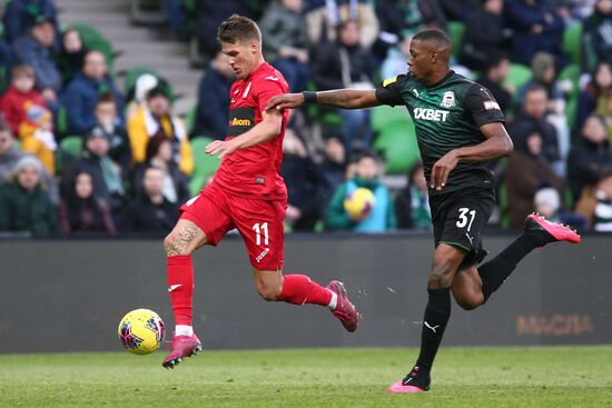 Russia Soccer Premier-League Krasnodar - Ufa