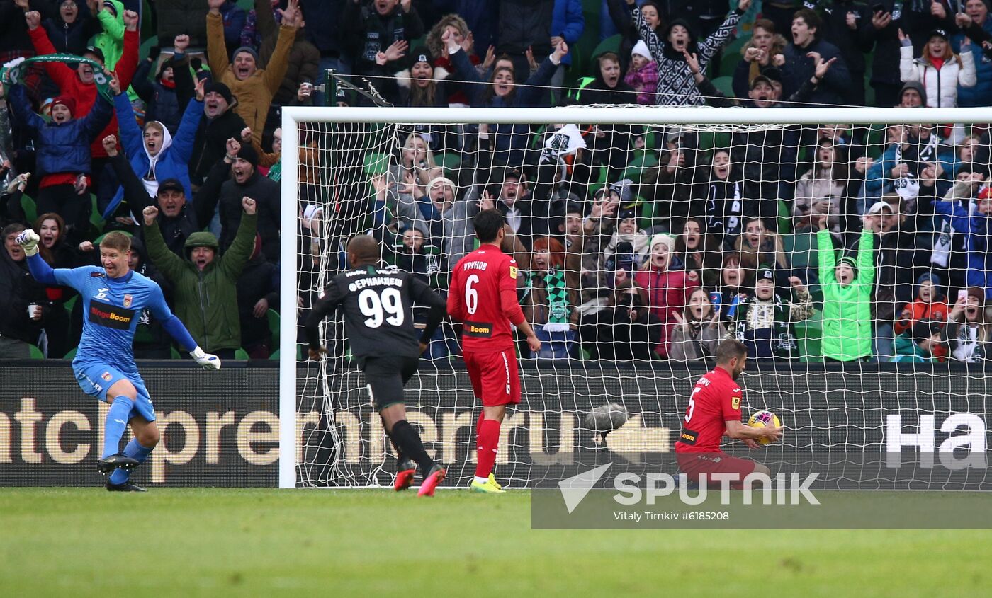 Russia Soccer Premier-League Krasnodar - Ufa