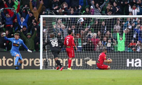 Russia Soccer Premier-League Krasnodar - Ufa