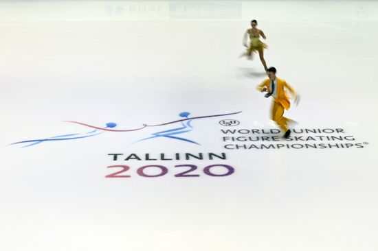Estonia Figure Skating Worlds Junior Training