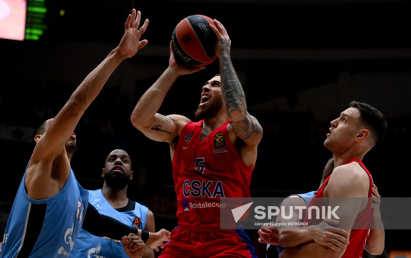 Russia Basketball Euroleague CSKA - Zenit