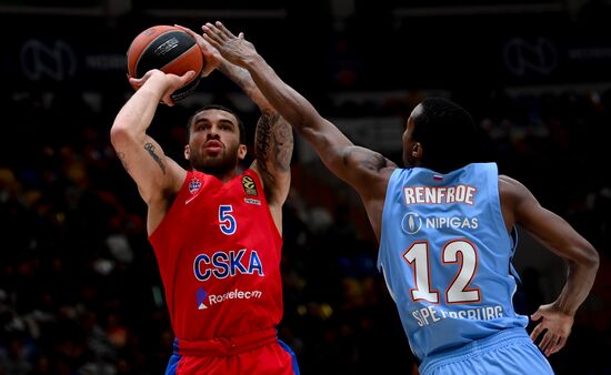 Russia Basketball Euroleague CSKA - Zenit