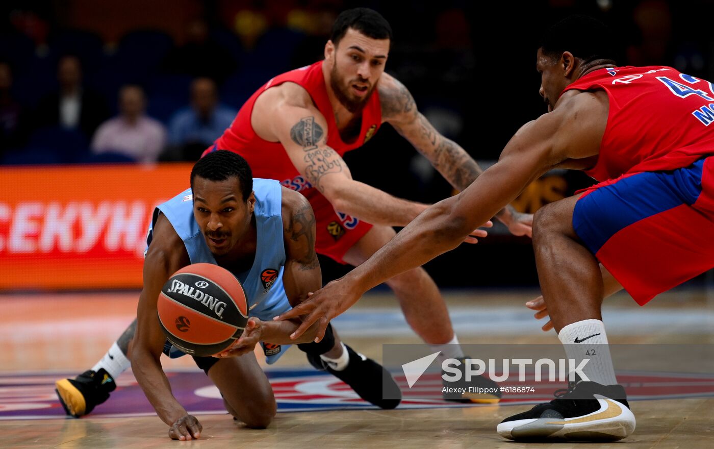 Russia Basketball Euroleague CSKA - Zenit