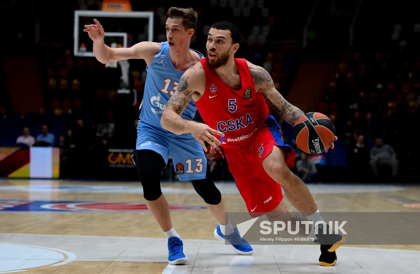 Russia Basketball Euroleague CSKA - Zenit