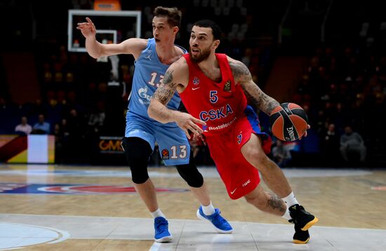 Russia Basketball Euroleague CSKA - Zenit