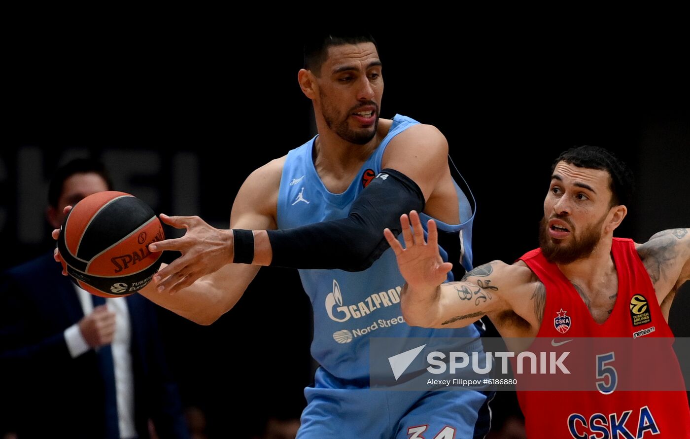 Russia Basketball Euroleague CSKA - Zenit