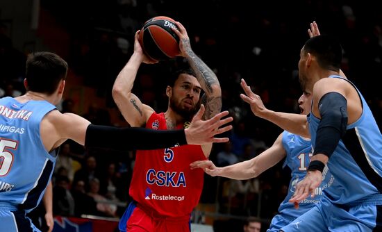 Russia Basketball Euroleague CSKA - Zenit