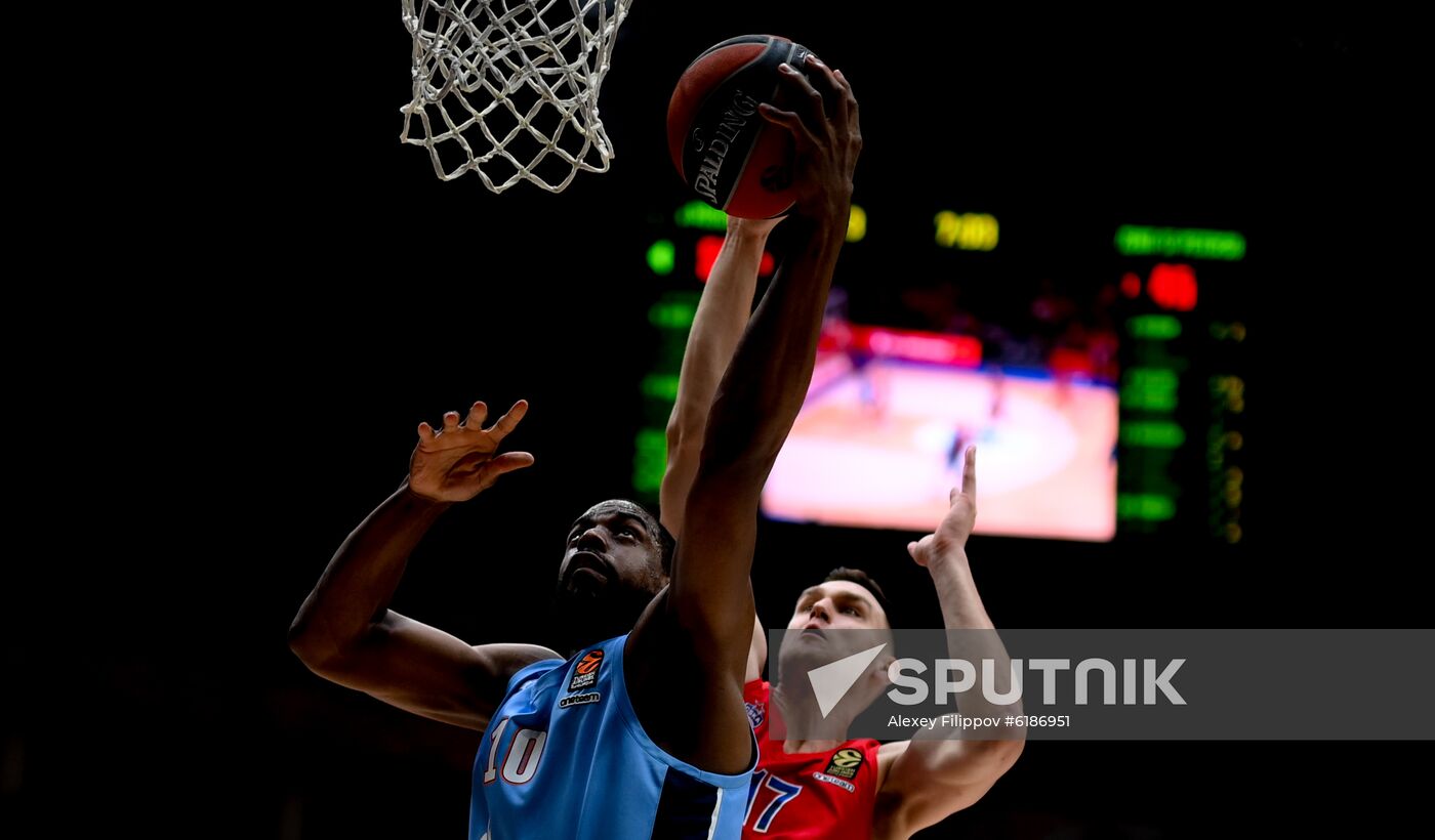 Russia Basketball Euroleague CSKA - Zenit