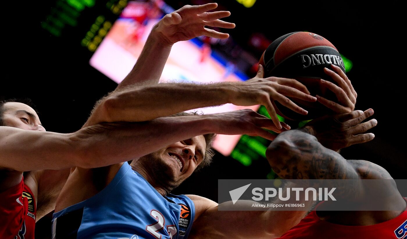 Russia Basketball Euroleague CSKA - Zenit