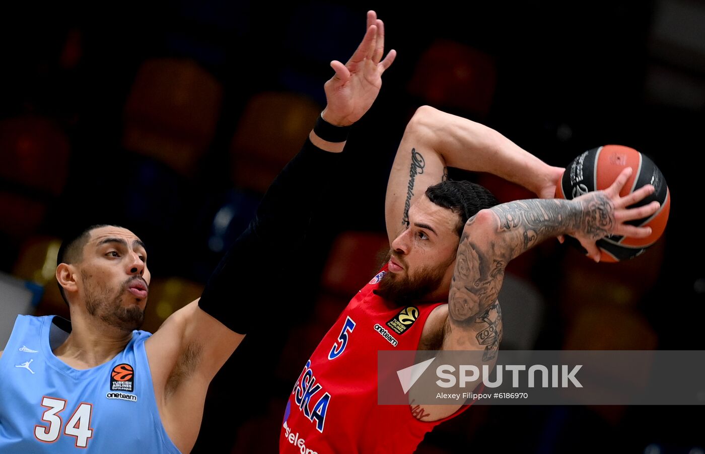 Russia Basketball Euroleague CSKA - Zenit