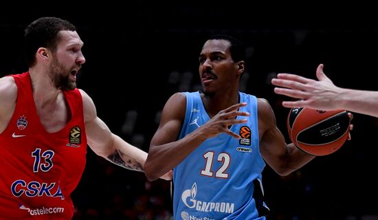 Russia Basketball Euroleague CSKA - Zenit