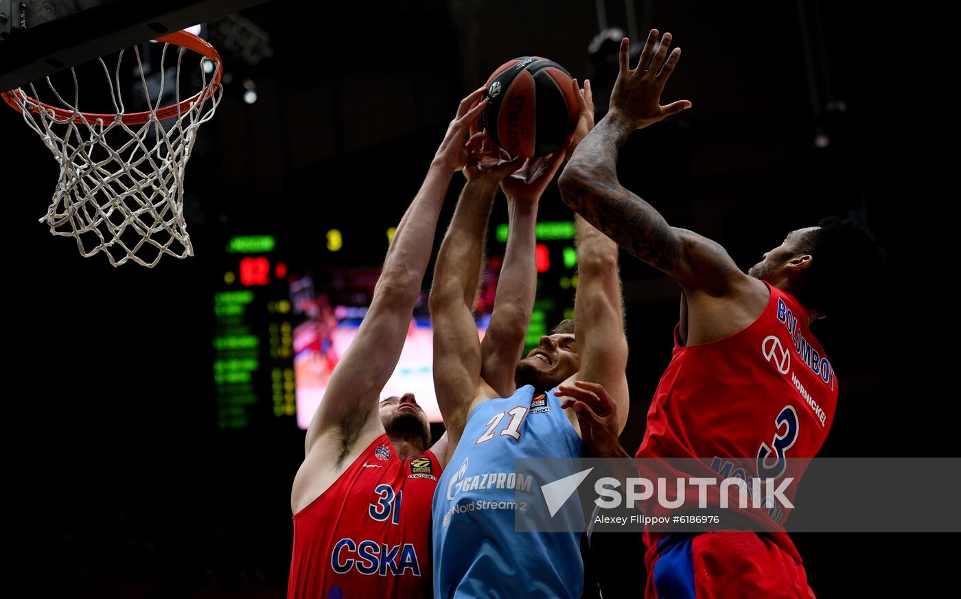 Russia Basketball Euroleague CSKA - Zenit