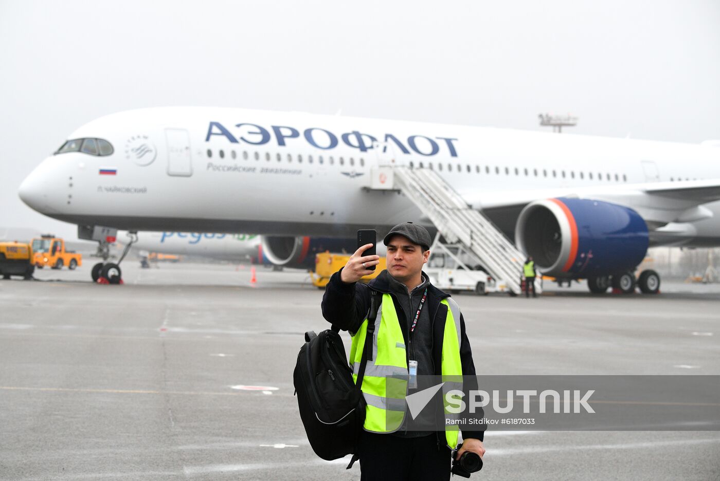 Russia Aeroflot New Airbus Plane