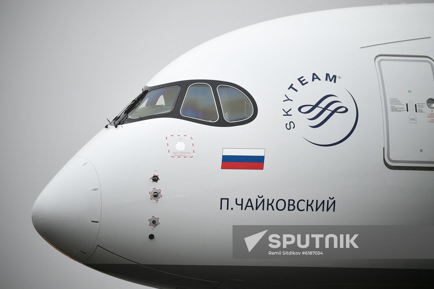 Russia Aeroflot New Airbus Plane