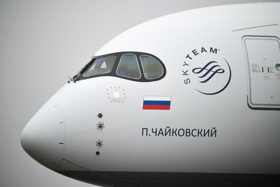 Russia Aeroflot New Airbus Plane