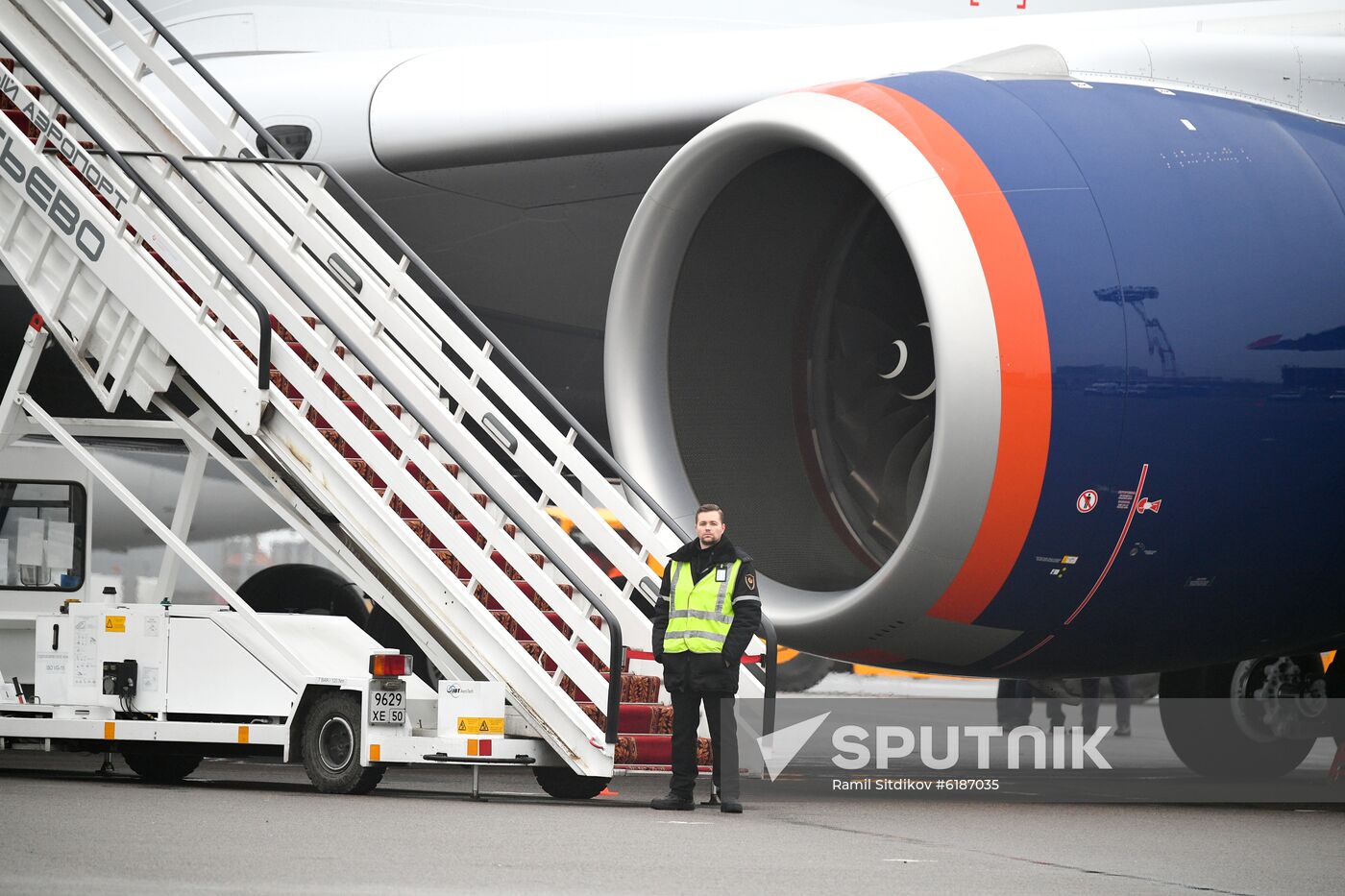 Russia Aeroflot New Airbus Plane